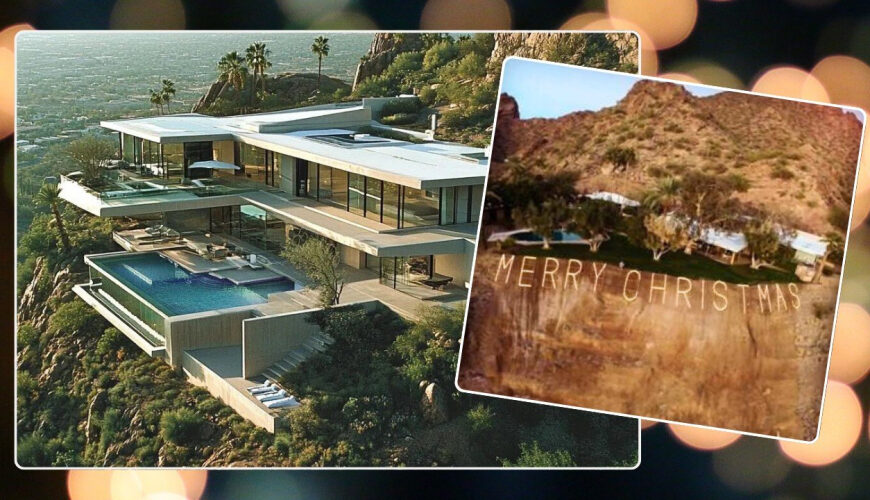 Iconic ‘Merry Christmas House’ in Phoenix Is Listed for $30 Million for the First Time in 50 Years