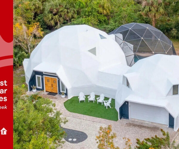 Hurricane-Proof $600K Dome Home on Florida’s Space Coast Rockets to the Top of Most Popular Homes List