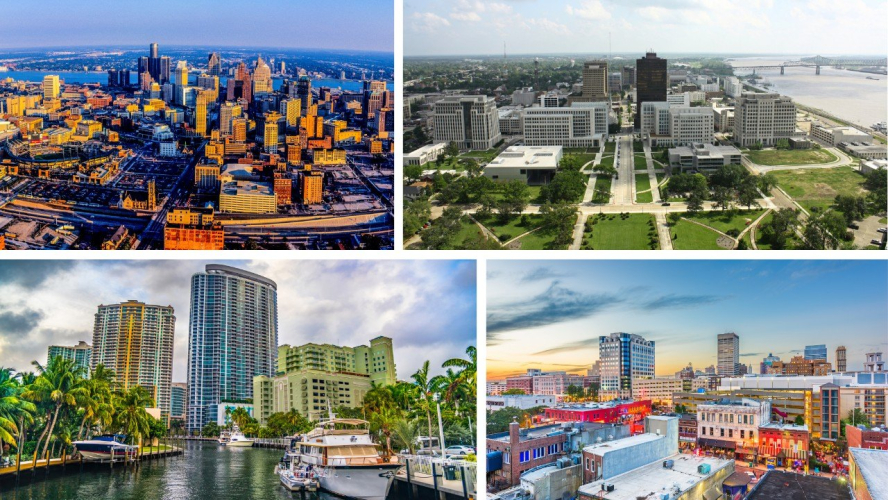 The 10 Least Safe Cities in America: Some Are Making a Comeback as Investor Markets