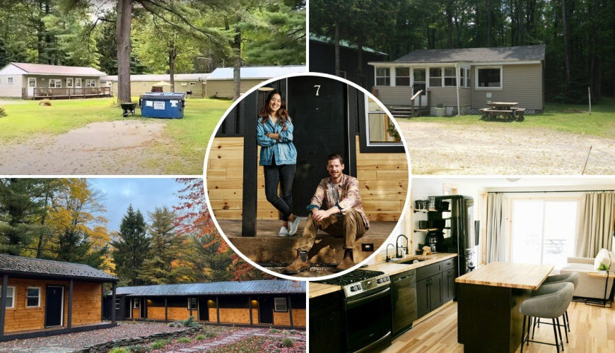 Couple Transform Crumbling Abandoned Motel Into a Trendy ‘Micro Hotel’ That Now Rakes In $3K a Day