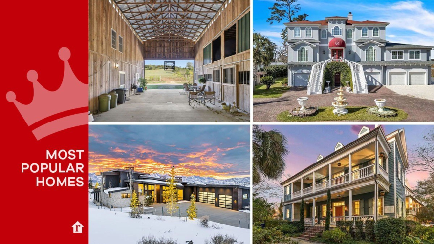 Rustic Barndominium in Tennessee That Features 4 Horse Stalls in the Home Gallops to the Top of the Most Popular Homes List