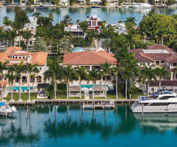 ‘Unparalleled’ 3-Mansion Compound on Miami’s Exclusive Palm Island Splashes Onto the Market for $150 Million