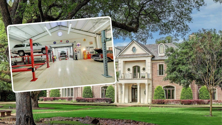 $10 Million Houston Mansion With an Enormous 50-Car Garage Finally Drives a Sale-After More Than a Year on the Market