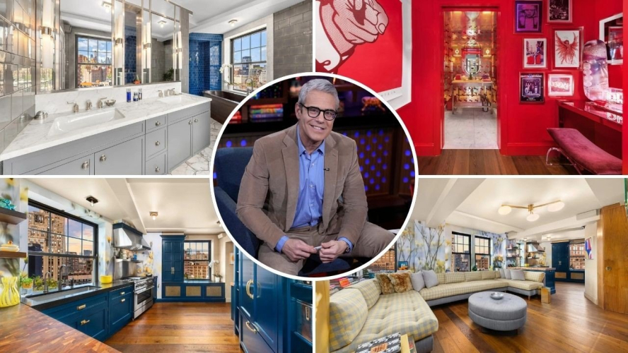 Andy Cohen Slashes $2 Million Off Price of ‘One-of-a-Kind’ West Village Apartment-6 Months After Listing the ‘Dream Home’ for $14 Million