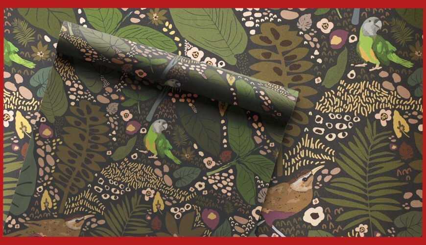 5 Peel-and-Stick Wallpapers If You Might Secretly Be a Maximalist