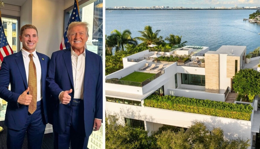 Trump Appointee Jacob Helberg and His Husband Seeking $65 Million for Their Miami Megamansion After Buying $7 Million DC Home