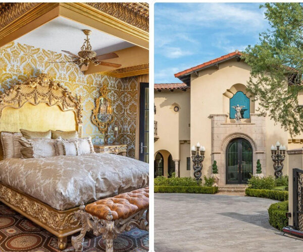 Extraordinarily Ornate $7.8 Million Paris-Inspired Arizona Mansion Comes Complete With 24-Karat Gold Trim and 52 Chandeliers