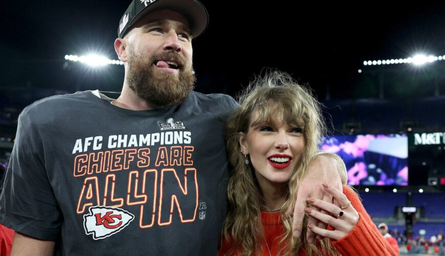 Travis Kelce’s Neighbor Wes Bergmann Claims He Was the First ‘To Know’ About NFL Star’s Romance With Taylor Swift