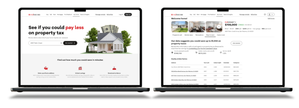 Realtor.com is leading the way in homeownership savings, helping homeowners identify potential property over-assessments and take action.