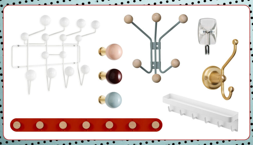 Our Editors’ Favorite Decorative Wall Hooks for Home Organization
