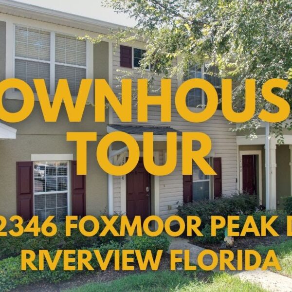 RIVERVIEW TOWNHOUSE 12346 FOXMOOR PEAK DR RIVERVIEW FL