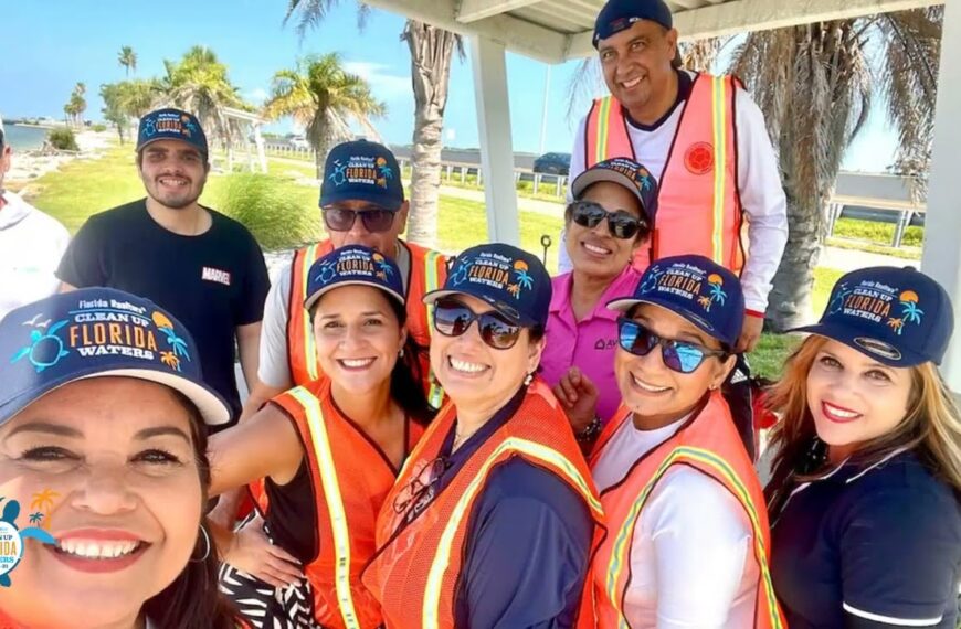 Slideshow: Florida Realtors® July 2025 Clean Up Florida Waters