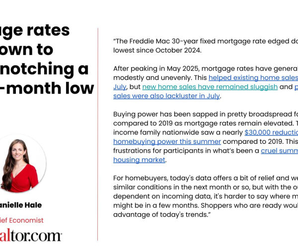 Mortgage Rates Fall to 6.5% Ahead of Key Jobs Report