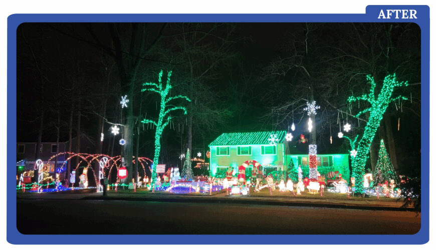 I Spent $40K+ To Turn My Front Yard Into a Christmas Light Show
