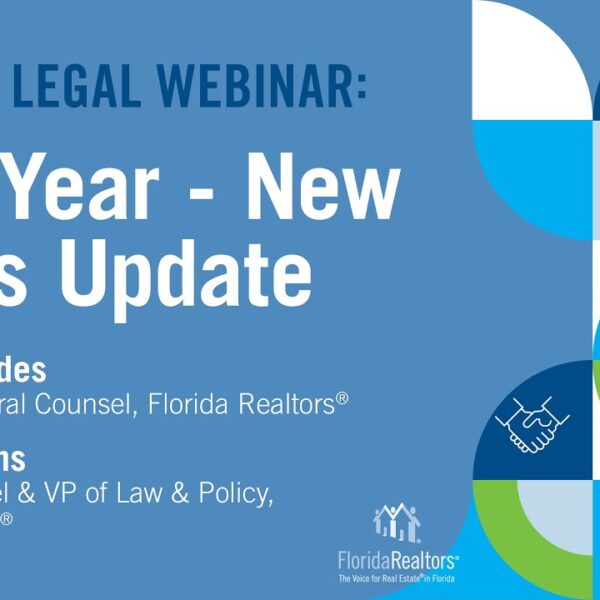 2026 New Year, New Forms: What Florida Realtors® Need to Know