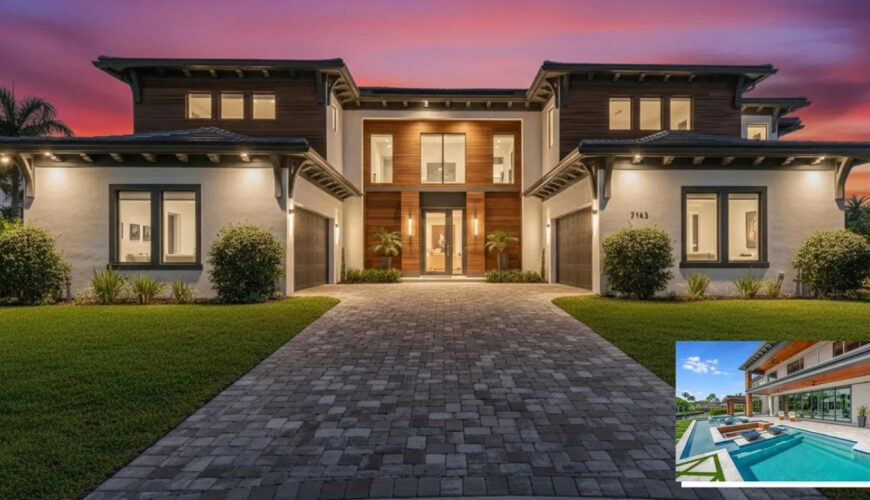 Waterfront Masterpiece With Deep-Water Dock for a Yacht Lists for $9.9 Million in Palm Beach Gardens