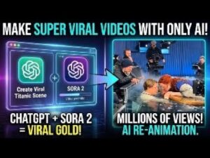 🔴 LIVE: How To Make SUPER VIRAL Videos Using ONLY ChatGPT & SORA 2! (Millions of Views Strategy)