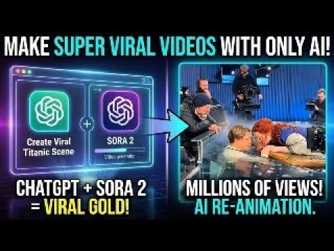 🔴 LIVE: How To Make SUPER VIRAL Videos Using ONLY ChatGPT & SORA 2! (Millions of Views Strategy)