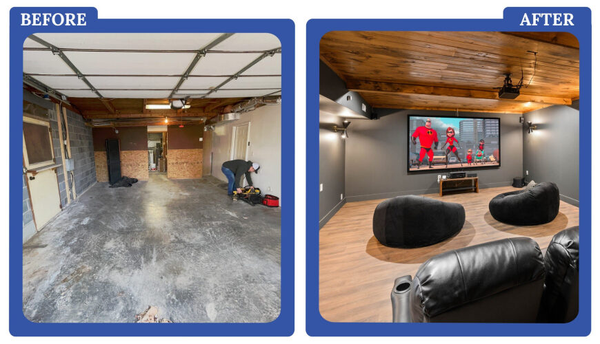 I Spent $20K on an In-Home Theater in Our Airbnb