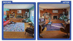 How I Transformed My Midcentury Modern Living Room for $5K