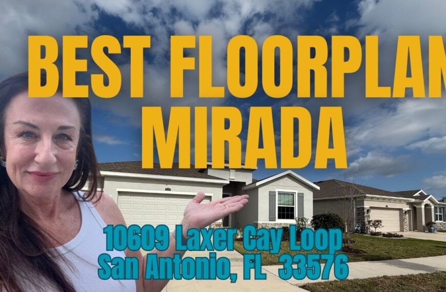 MIRADA SAN ANTONIO FLORIDA home tour 10609 Laxer Cay Loop