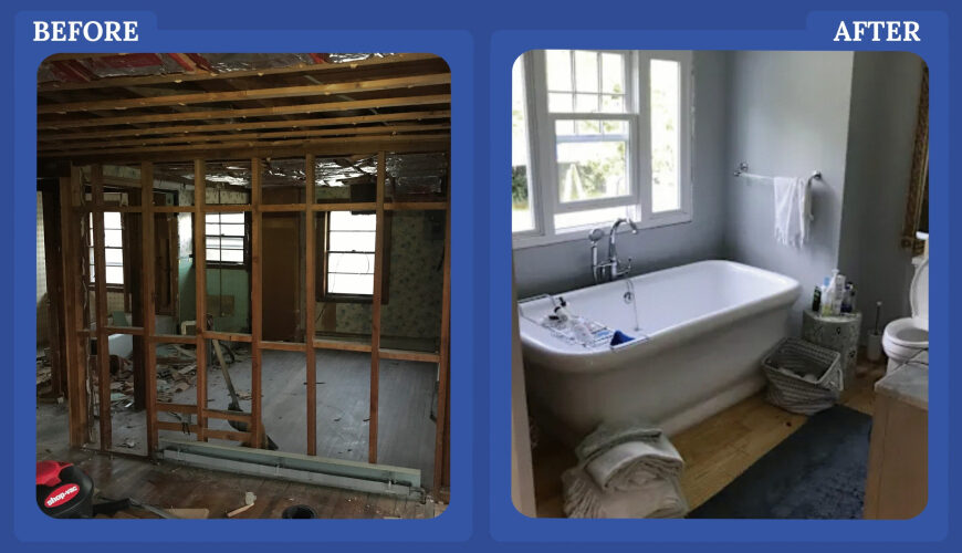 I Built My Dream Bathroom in Our Ipswich, MA Home for $15K