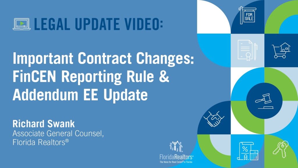Legal Update: Contract Changes for FinCEN Requirements & Addendum EE