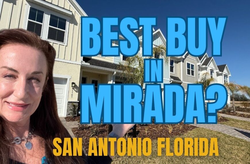 Townhomes in Mirada | San Antonio FL  Near the Mirada Crystal Lagoon