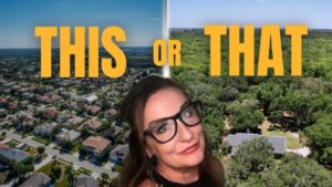 Driving Through Dade City and San Antonio Florida Homes with land near Tampa?