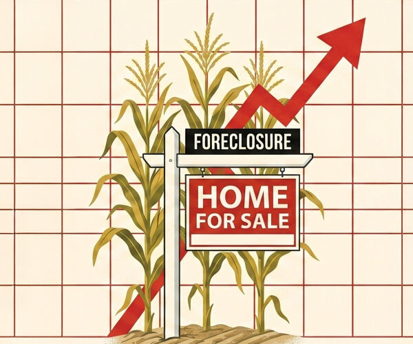 Foreclosures Jump 26% With Surprising Midwestern State Leading the Nation