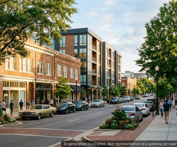 Charlotte Parking Lot Could Become Mixed-Use Building With Apartments
