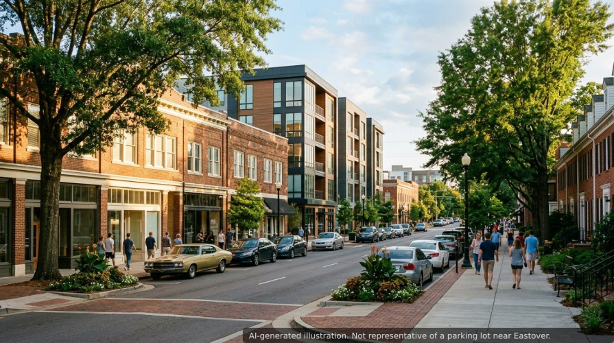 Charlotte Parking Lot Could Become Mixed-Use Building With Apartments