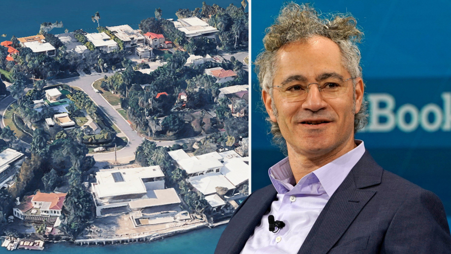 Palantir’s Alex Karp Is Assembling a $75M Compound in Miami Beach-After Shelling Out $28.5M for a Waterfront Teardown