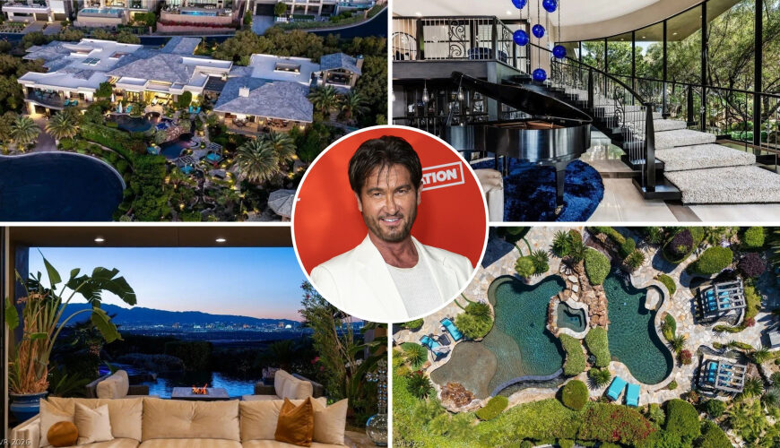 Actor Niko Foster Lists Custom Nevada Mansion for $22 Million: Amenity-Packed ‘Masterpiece’ Boasts 7 Waterfalls and Private ‘Wine Grotto