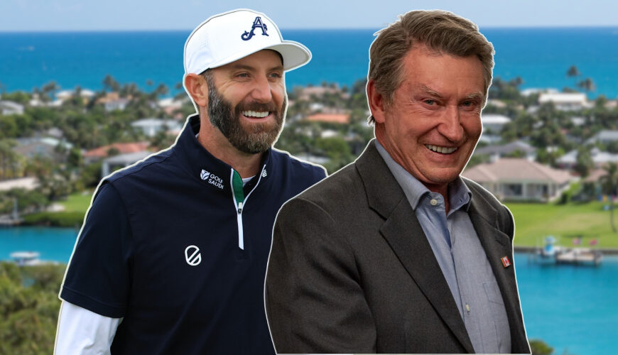 EXCLUSIVE: Hockey Legend Wayne Gretzky Sells Palatial Palm Beach Mansion He Bought Off Son-in-Law Dustin Johnson for $6.4 Million