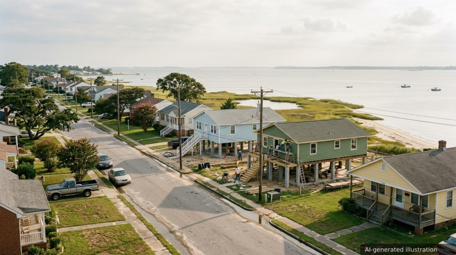 Norfolk Approves Nearly $50 Million to Elevate at Risk Homes on Willoughby Spit