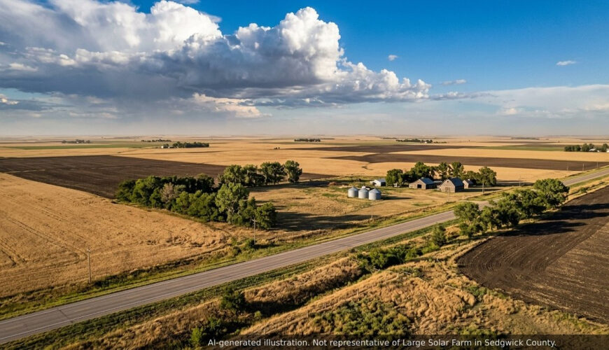 Large Solar Farm Proposed for 1,360 Acres in Sedgwick County-With a 10-Year Tax Break