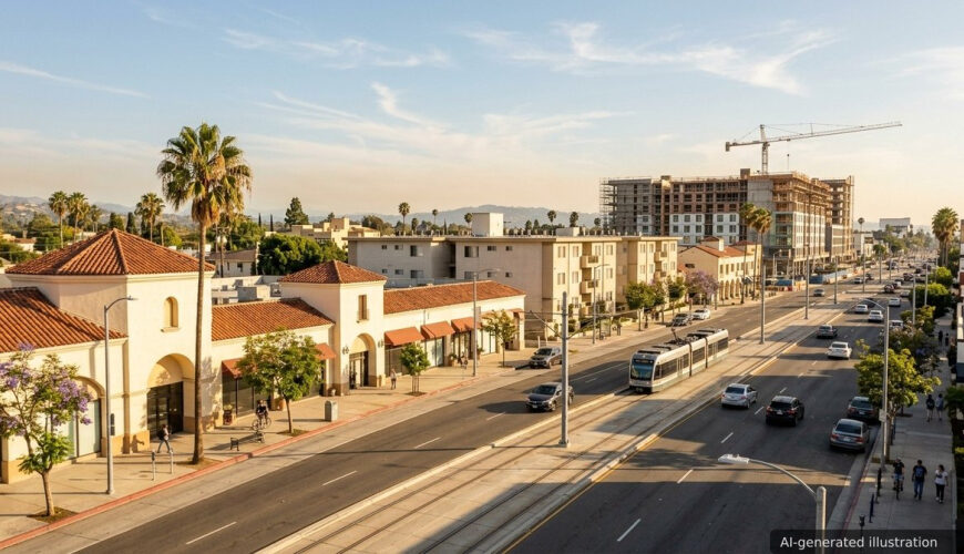 L.A. Planners Advance Rezoning Plan Near Three Metro G Line Stations
