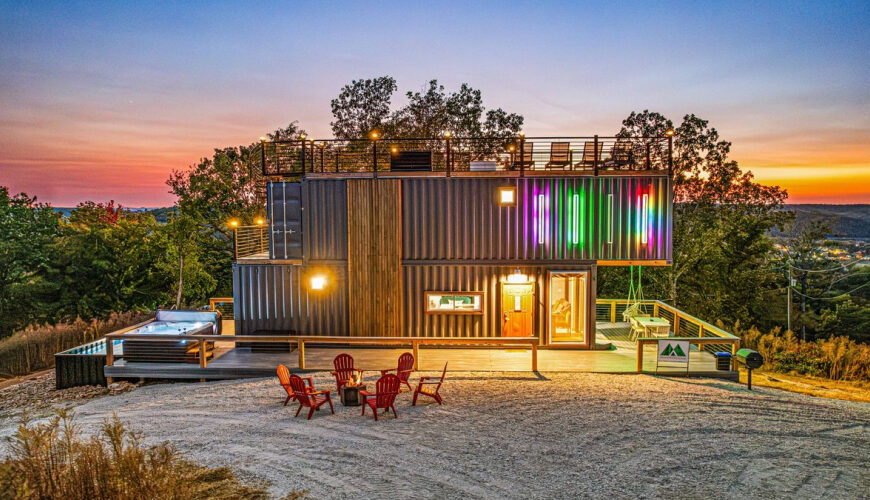 I Built a Container Home on a Clifftop That Grosses $100,000 a Year-and It’s For Sale