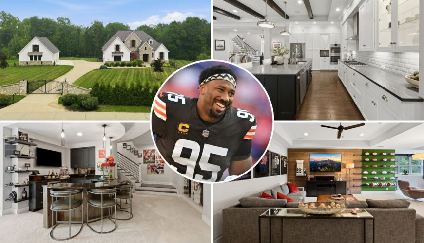 EXCLUSIVE: Myles Garrett Sells Ohio Home for $50K Over Asking Price-as Move to L.A. Rams is Mired by Injury