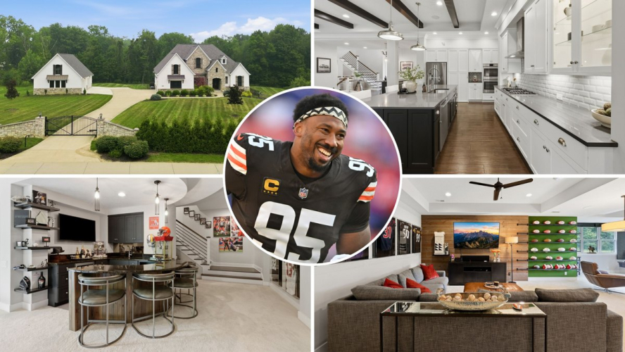 EXCLUSIVE: Myles Garrett Sells Ohio Home for $50K Over Asking Price-as Move to L.A. Rams is Mired by Injury