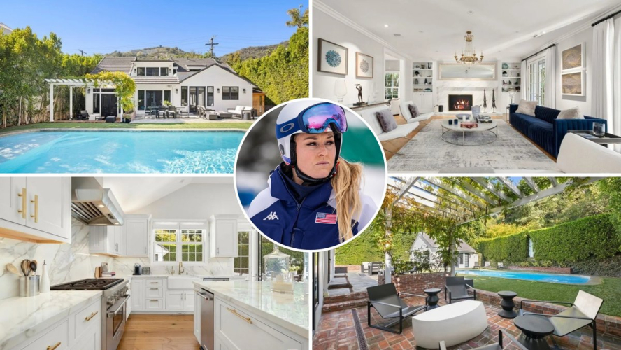 EXCL: Lindsey Vonn Cuts Another $100K Off Price of Beverly Hills Mansion
