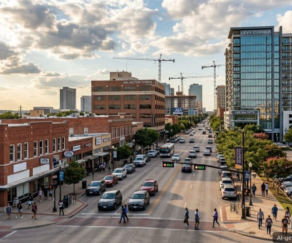 Trammell Crow to Build 390 Apartments and Office Space in Downtown Arlington