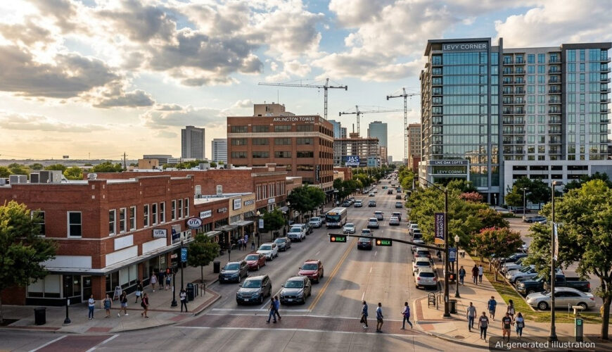 Trammell Crow to Build 390 Apartments and Office Space in Downtown Arlington