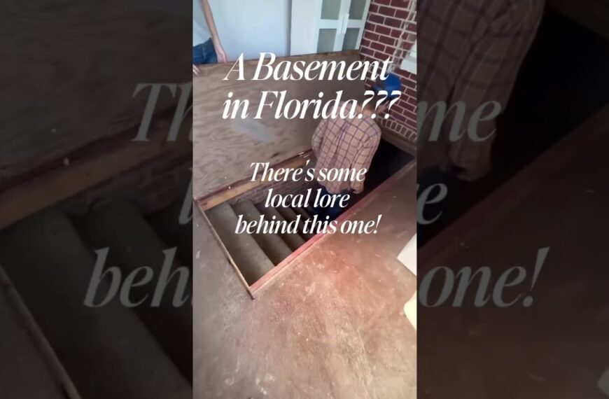 A basement in Florida?  Coming Soon 12852 Curley St., San Antonio Florida