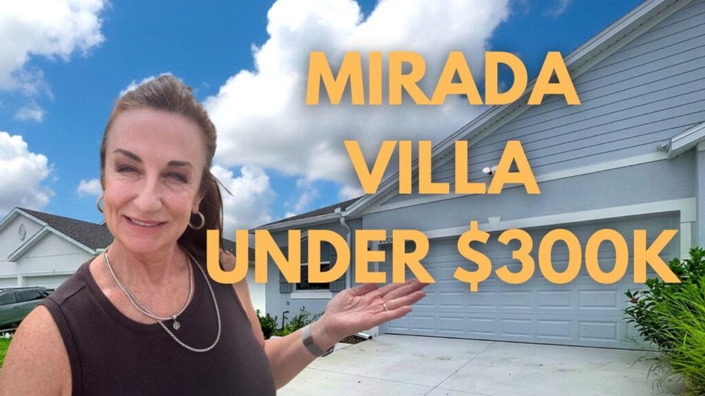 Mirada San Antonio Florida Villa Under $300K | 3 Beds + 2 Car Garage