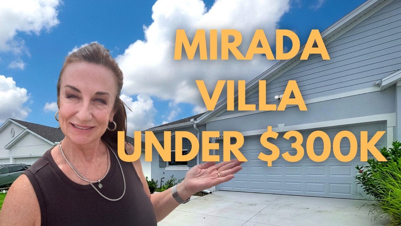 Mirada San Antonio Florida Villa Under $300K | 3 Beds + 2 Car Garage