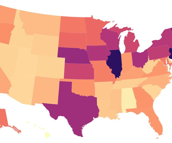 Mapped: Where Homeowners Pay the Lowest Property Tax Bills Under 0.5%