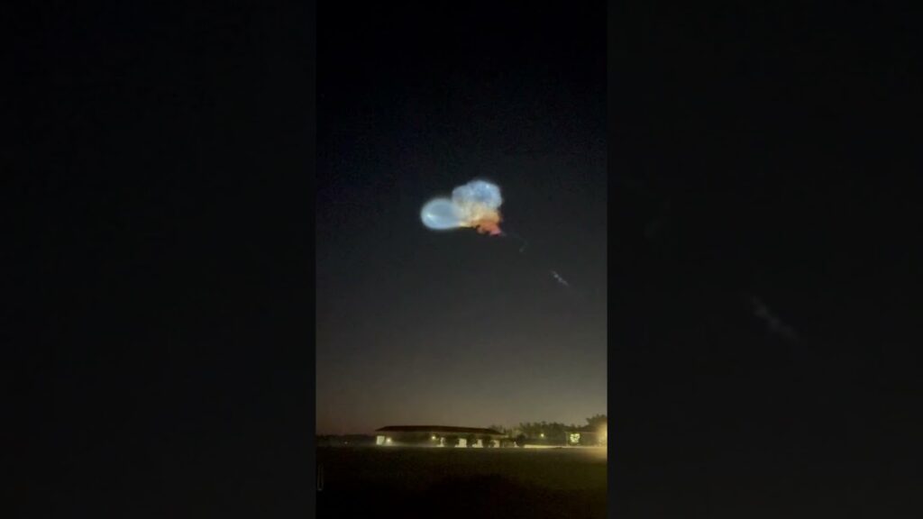 Did you see this jellyfish in the sky?  The Space X launch was beautiful.